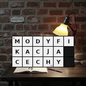 Hasło krzyżówkowe niedziedziczna zmiana fenotypu pod wpływem czynników środowiska - modyfikacja cechy – rozwiązanie, synonimy, podpowiedzi i definicje krzyżówkowe